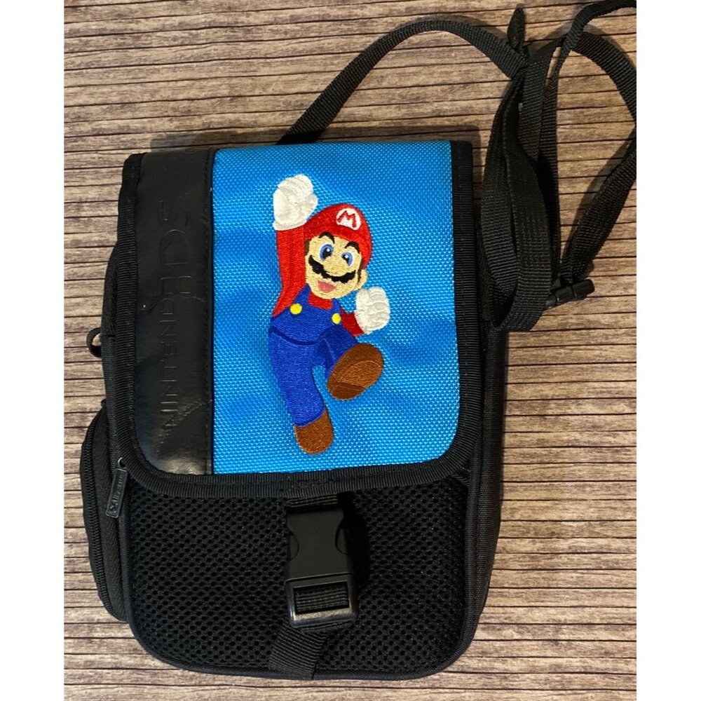 Super Mario Nintendo DS Carrying Case Travel Bag Adjustable Strap